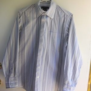 J. Ferrar Mens Small Dress/Casual Shirt